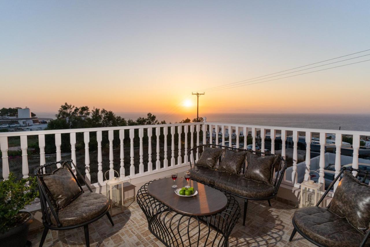 Amarie House With Sea View & Sunset View Villa Oia  Bagian luar foto