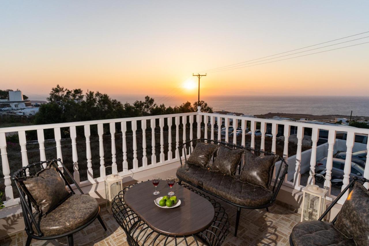 Amarie House With Sea View & Sunset View Villa Oia  Bagian luar foto
